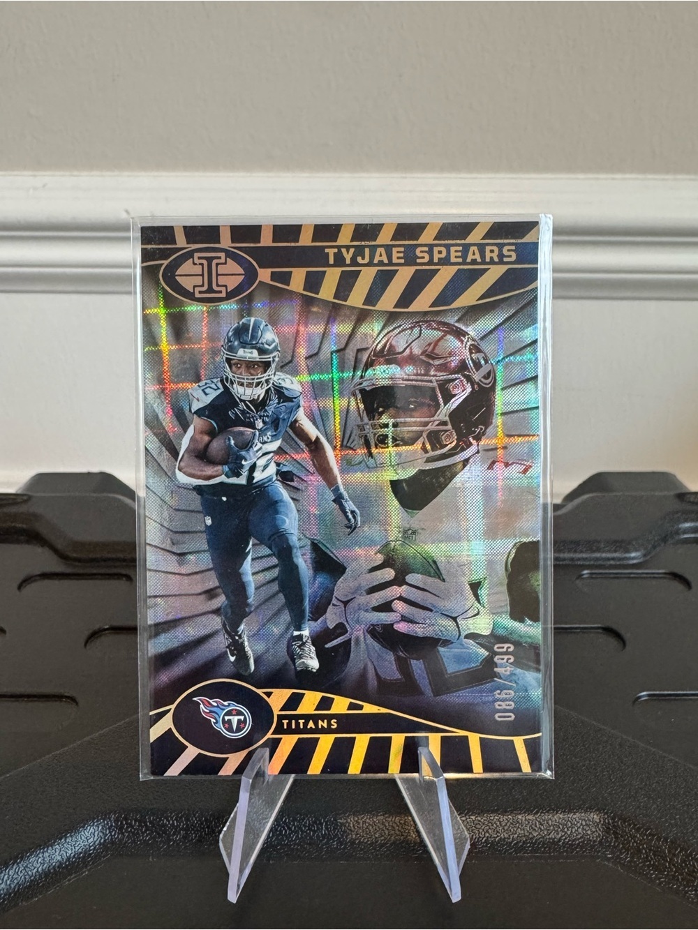 2024 Tyjae Spears Panini Illusions Gold /499 Card